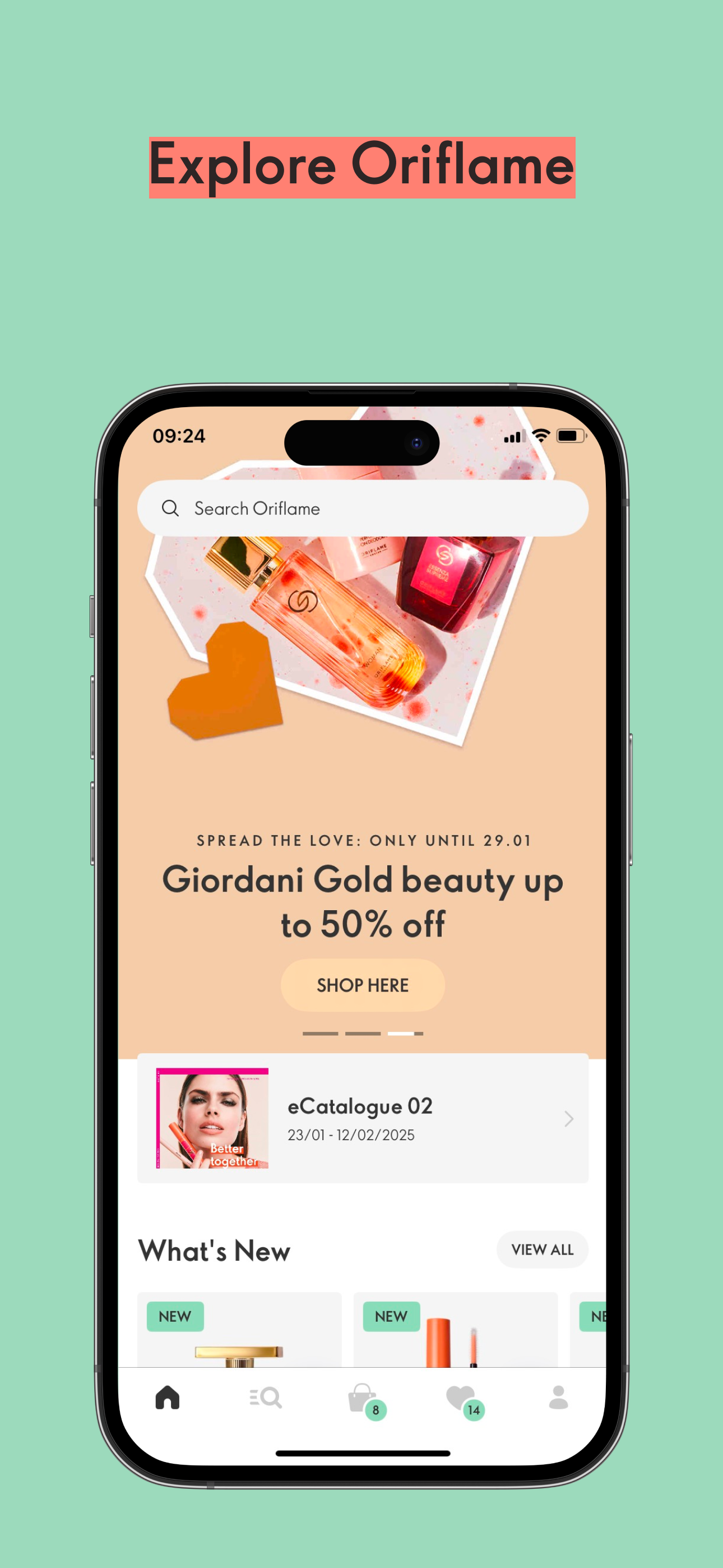 Скриншот Oriflame 1